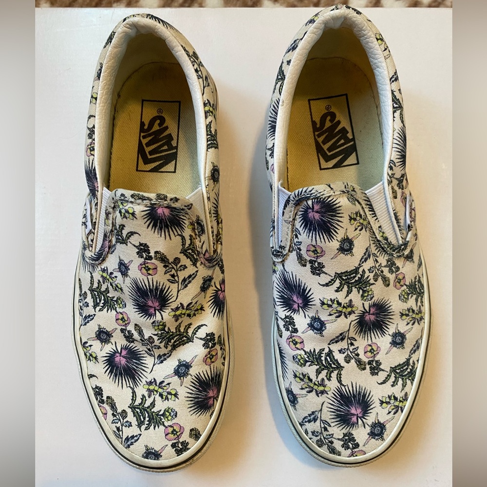 Floral Slip-On Vans